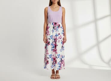 sukienka liliowa na wesele: Sukienka damska, rozmiar M — 6