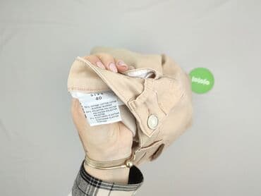 beżowe jeansy damskie: Jeansy damskie, rozmiar M — 5