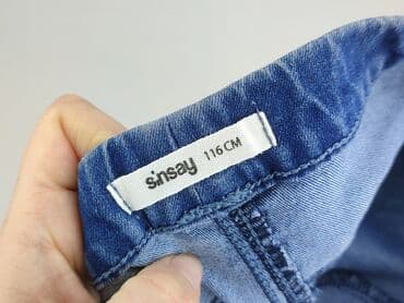 steve madden kurtka z futerkiem: Spodnie jeansowe, Sinsay, 5-6 lat, 116, stan - Bardzo dobry — 4