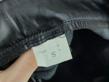 koszula damska z eko skóry: Material trousers for women, size S — 5