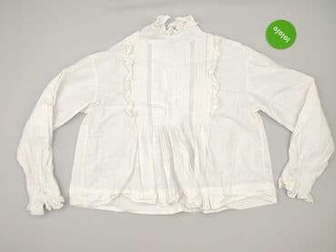 czerwony stanik pod białą bluzkę: Bluzka damska, rozmiar L — 2