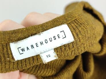 sweter w chmurki reserved: Warehouse, Sweter damski, rozmiar L — 4