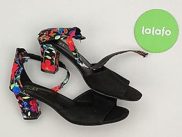 deichmann baleriny czarne: Sandały damskie, rozmiar 37 — 4