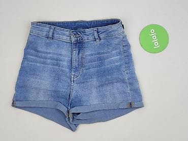 spodenki materialowe: H&M, Szorty damskie, rozmiar M — 2