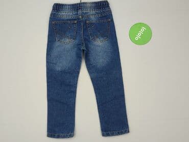 fioletowe spodnie dla niemowląt: Spodnie jeansowe, Kiki & Koko, 2-3 lat, 92/98, stan - Bardzo dobry — 3