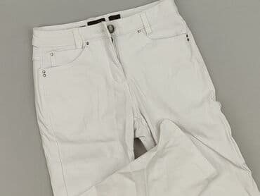 new yorker białe spodnie: Ze-Ze, Spodnie materiałowe damskie, rozmiar S — 1