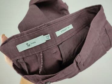 brązowe spodnie woskowane stradivarius: Tu, Chinosy dla mężczyzn, rozmiar L — 5