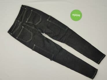 czarne spodnie z dziurami sinsay: Sinsay, Cargo for women, size S — 3