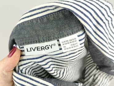 włoskie ubrania z lnu: Livergy, Koszulа dla mężczyzn, rozmiar M — 4