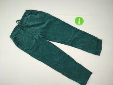 Women's Clothing: Material trousers for women, size M (EU 38) — 2