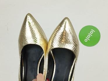 beżowe buty na koturnie ccc: Półbuty damskie, rozmiar 40 — 7