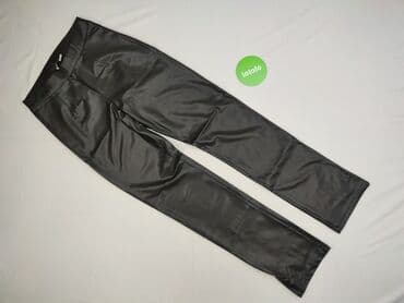 zara spodnie z imitacji skóry: NLY Trend, Spodnie materiałowe damskie, rozmiar S — 2