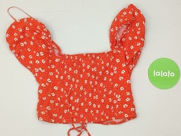 bluzki z kwiacistym wzorem: Bershka, Top damski, rozmiar M — 3