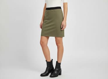 spódniczka ze skóry naturalnej: Spódnica damska, rozmiar L — 5