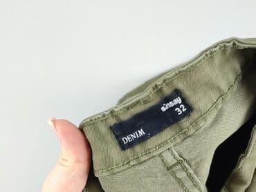 obcisłe szorty damskie: Sinsay, Cargo for women, size 2XS (EU 32) — 4