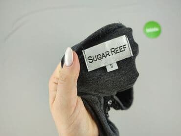 czarna sukienka ze srebrnymi wstawkami: Sukienka damska, S — 4