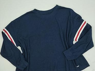 bluza niebieska h: Hollister, T-shirt damski, rozmiar L — 1