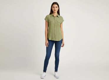 koszula tunika damska: H&M, Koszula damska, rozmiar S — 8