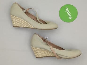 beżowe buty na koturnie ccc: Bonprix, Półbuty damskie, 41 — 3