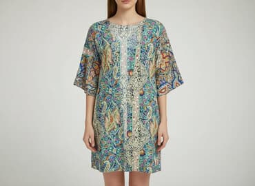 piżamy damskie hello kitty: Sukienka damska, rozmiar M — 7