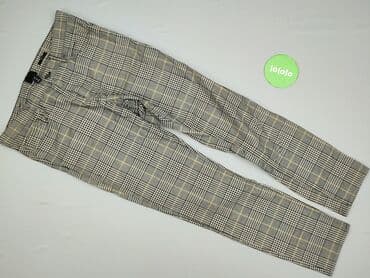 jeansy damskie podarte: H&M, Material trousers for women, size 2XS (EU 32) — 2