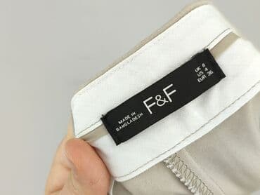 дешеве жіноче взуття: F&F, Material trousers for women, size S (EU 36) — 4