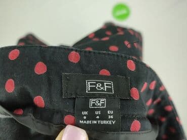 spodnie serduszka by o la la czarne: F&F, Spodnie materiałowe damskie, rozmiar S — 4