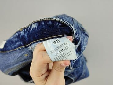 legginsy lateksowe z wysokim stanem: Jeans for women, M — 5