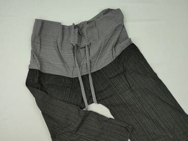 legginsy szerokie nogawki: Spodnie materiałowe damskie, rozmiar L — 1