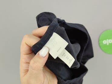 czarne t shirty w serek damskie: H&M, T-shirt damski, rozmiar XS — 5