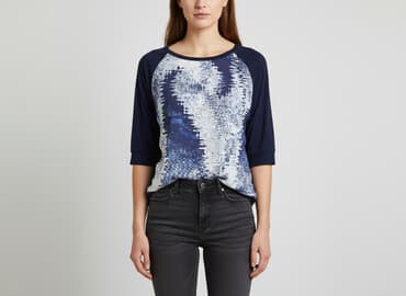 granatowe bluzki: Reserved, Bluzka damska, rozmiar M — 6