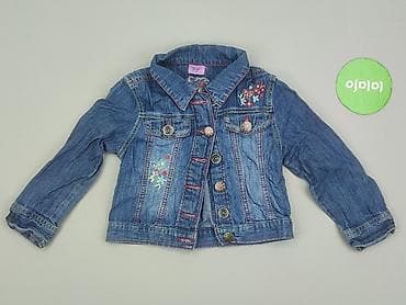 mała mi bluza: Dziecięca kurtka jeansowa, 4-5 lat, 104-110 cm, F&F, stan - Bardzo dobry — 2