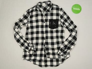 emo koszulka: Shirt 14 years, condition - Very good, pattern - Cell, color - Multicolored — 2
