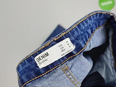 pull and bear cargo: Bershka, Jeansy damskie, rozmiar L — 4