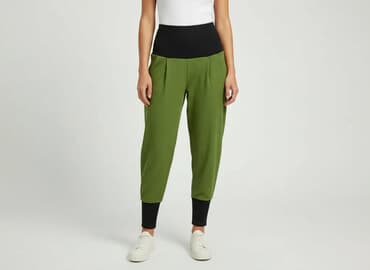 Material trousers for women, size M