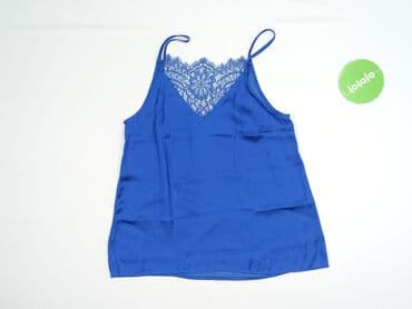 niebieska satynowa sukienka zara: Women's blouse, size S (EU 36) — 3