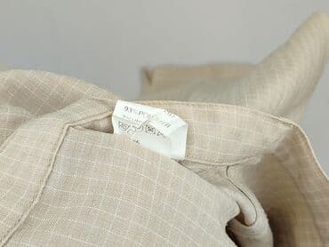 spodnie woskowane beż: Spodnie materiałowe damskie, rozmiar XL — 5