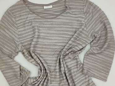 sweter piórkowy na drutach: Canda, Bluzka damska, rozmiar L — 1