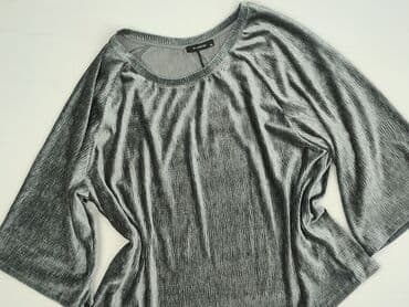 srebrne dodatki do sukienki: Bluzka damska, rozmiar XL — 1