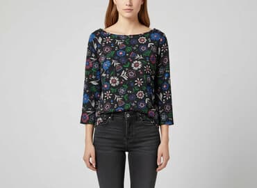 czarne bluzki w biale grochy: Dorothy Perkins, Bluzka damska, rozmiar M — 8