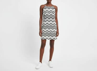 srebrny top h m: H&M, Sukienka damska, rozmiar S — 6