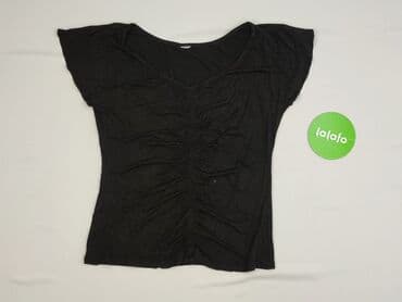 czarne t shirty basic: Women`s T-shirt, size S (EU 36) — 2
