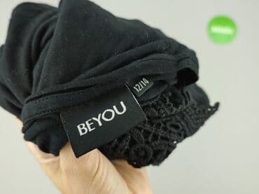 czarne t shirty damskie w serek: T-shirt damski, rozmiar XL — 5