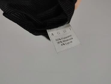 czarne spódniczka plisowane: AGGI, Spódnica damska, XL — 5