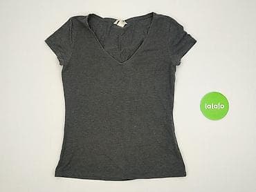 sinsay koszulka basic: H&M Basic, T-shirt damski, rozmiar M — 2