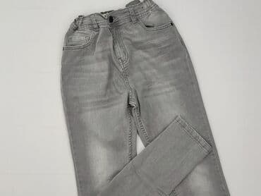 spodnie do szarej marynarki: Spodnie jeansowe, DenimCo, 12 lat, 152, stan - Idealny — 1