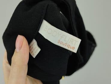 rozkloszowana sukienka z ekoskórą: Bodyflirt, Sukienka damska, rozmiar S — 4