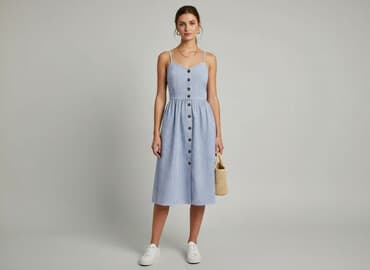 sukienka letnia na ramiaczka: Sukienka damska, rozmiar S — 6