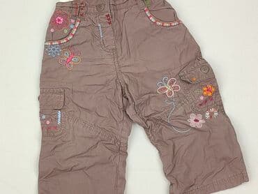 boho ubrania dla dzieci: Baby material trousers, 12-18 months, 80-86 cm, condition - Very good — 1