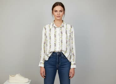 koszula z różą mohito: TU Woman, Koszula damska, rozmiar S — 1